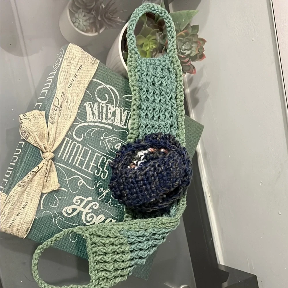 Handmade Crochet Spa 2pc set: Washcloth, Scrubbie